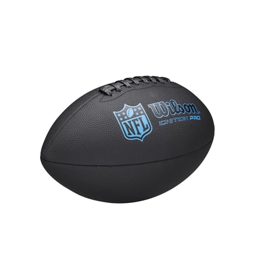 WILSON NFL Ignition Footballs - color: Black, size: Official - Ages 14+, style: NFL Ignition Pro Eco