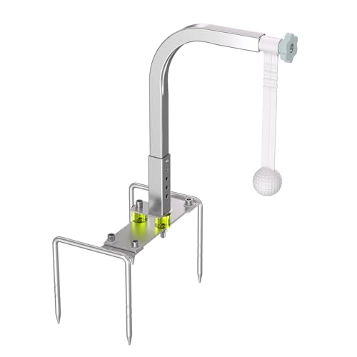 Golf Swing Trainer, Portable Golf Training Aid, Durable Golf Practice Equipment With 5 Adjustable Height, Indoor Outdoor Golf training equipment Accessories, Golf Gifts for Men women Golf lovers