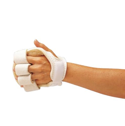 Rolyan – Palm Protector – Left Hand – Finger Separator Glove – Single Pack, Soft Padded Palm Guard for Hand Contractures and Finger Spasticity, Lightweight Hand Protector, Washable - size: With Finger Separator, style: Left Hand