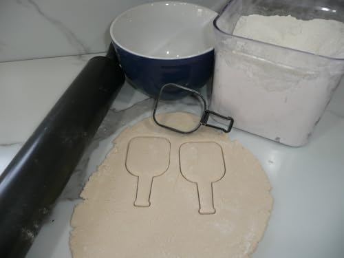 YNGLLC Pickleball Paddle and Ball Cookie Cutters Set of 2 Made in USA