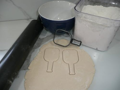 YNGLLC Pickleball Paddle and Ball Cookie Cutters Set of 2 Made in USA