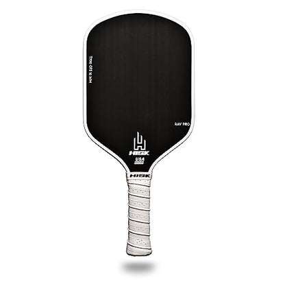 RAV PRO Pickleball Paddle - Ultimate HIGH END 16mm Japanese Toray T700 Raw Carbon Fiber CFS w/Excellent GRIT Roughness Texture, Aero Dynamic Curve, USAPA Approved, Non Slip Grip