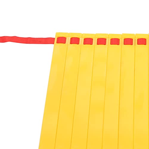 7M 14 Rung Agility Speed Training Ladder, Football Soccer Fitness Ladder with Storage Bag, Durable PP Plastic and Braided Belt for Athletes, Coaches, Home or Field Drills