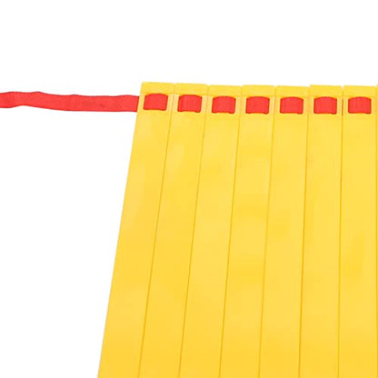 7M 14 Rung Agility Speed Training Ladder, Football Soccer Fitness Ladder with Storage Bag, Durable PP Plastic and Braided Belt for Athletes, Coaches, Home or Field Drills