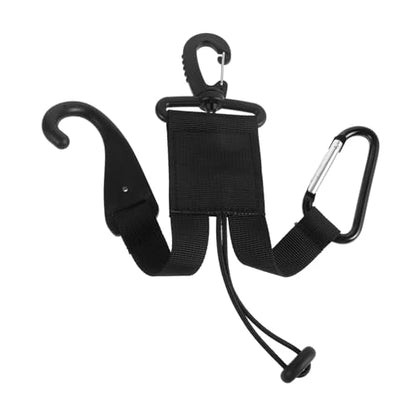 Abaodam Baseball Bat Organizer with Glove Clips Durable Fence Bag for Softball Gear Storage Water Bottle Hook Portable Camping Accessory Holder for Sports Equipment