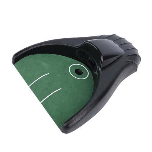 Asixxsix Automatic Putting Cup, Battery Powered Portable Putting Green Indoor with Automatic Ball Return for Golf Practice Yard Office