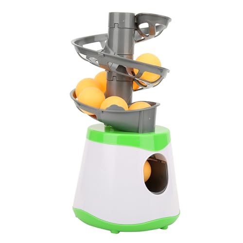 Skee Ball Machine, Table Tennis Robot Automatic Trainer with 10 Balls Portable Lightweight, Ideal for Beginners Training