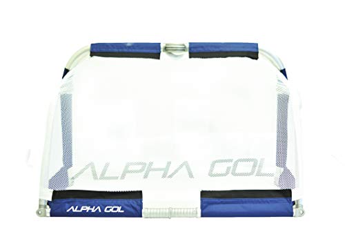 Alpha Goal - The Original All Aluminum Folding Goal with Carry Bag. Pro Grade Quick Folding Aluminum Folding Goal Bag inlcluded. Sizes 4'x2.5', 5'x3', 6'x4'. - color: Royal, size: 4x2.5
