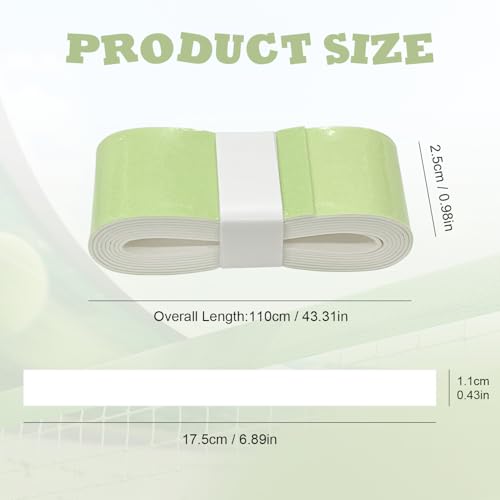 14-Pack Gradient Color Tennis Overgrips, Pre-Cut Absorbent & Anti-Slip Grip Tape for Maximum Control and Comfort in Tennis, Badminton, Pickleball
