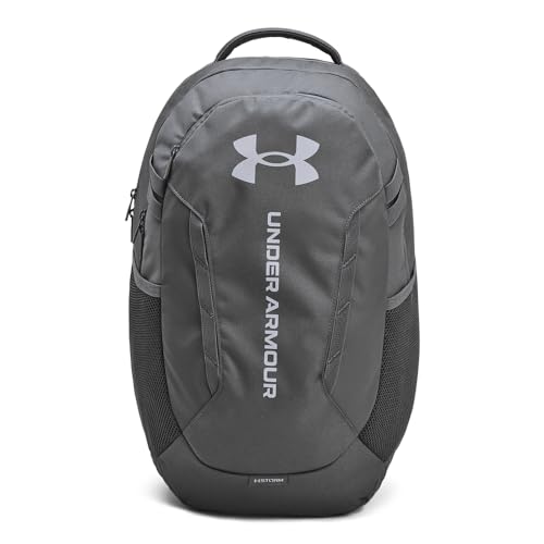 Under Armour Unisex-Adult Hustle 6.0 Backpack, (025) Castlerock / / Steel, One Size Fits Most - color: (025) Castlerock / / Steel, size: One Size