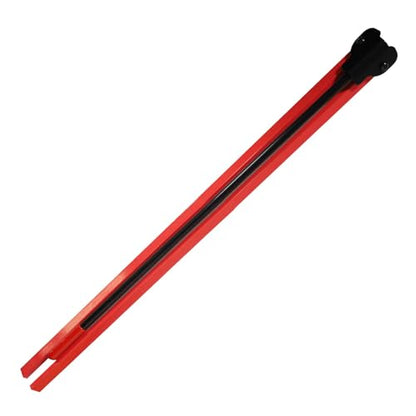 Qianly Football Kicking Tee Field Goal Kickers Stand Adjustable Foldable Rugby Training Gear Field Goal Football Holder for Beginner - color: Red Black