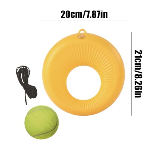 Tennis Rebounder Trainer, Solo Practice Tennis System, 7.87X8.26X2.36 inch Portable Ball Return Training Equipment, Adjustable Net Rebound Tool with Stable Frame Design, Tennisx Skill Training Device