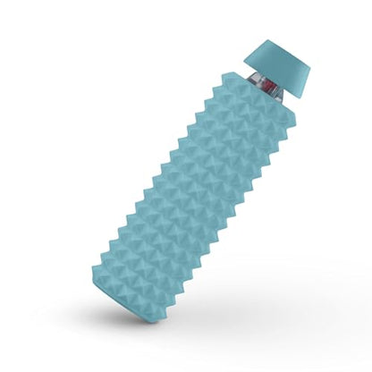 Distractibles Spike Roller Clicker, Tactile Pain Stim Fidget with Clicker Switch, Pain Stimulation Roller with Lanyard (Blue) - color: Blue