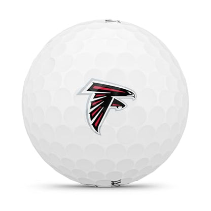 WILSON 2025 Duo Soft NFL Golf Ball - 12 Balls, White, Atlanta Falcons - color: Atlanta Falcons
