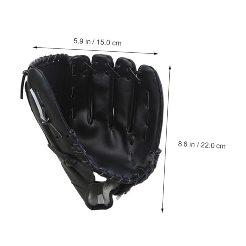 PU Baseball Glove Lightweight Pitcher Training Glove for Youth Infielders Softball Mitt Protective Hand Gear