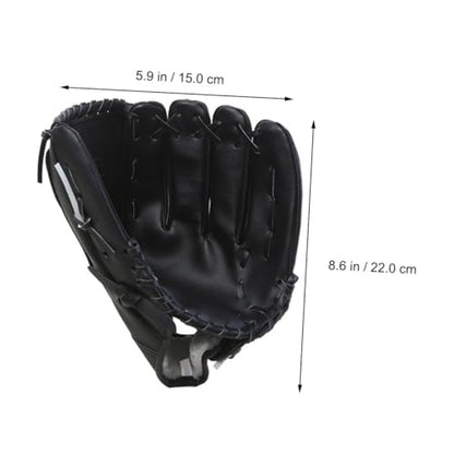 PU Baseball Glove Lightweight Pitcher Training Glove for Youth Infielders Softball Mitt Protective Hand Gear
