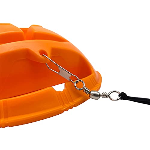 Tennis Trainer Rebound Baseboard Self Training Equipment Rebounder with 2 String Tennis Balls - color: Orange