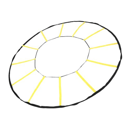 Premium Nylon Circular Training Ladder 12 Rungs Soccer Basketball Football Trainer for Athletes
