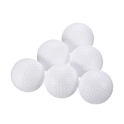 PATIKIL Golf Practice Balls, Hollow Flight Training for Indoor Swing Practice - color: White