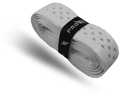 No-Sweat Diamond Grip for Pickleball Paddles, Tennis, Racquetball - color: White w/ White Underlay, size: 1-Pack