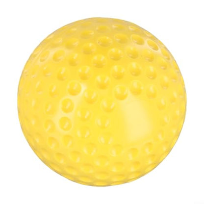 9 Or 12 Inch Dimpled Baseball Softball, PU Material, Suitable for Pitching Machine, Bright Colors - color: Yellow
