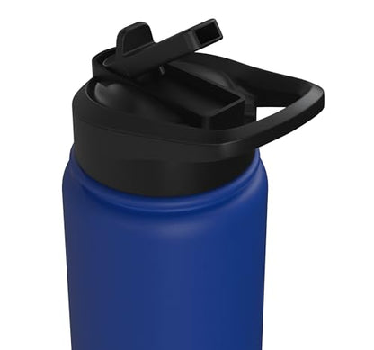Reset Attack Repeat Competitive Pickleball Accessories Stainless Steel Insulated Water Bottle - color: Royal Blue