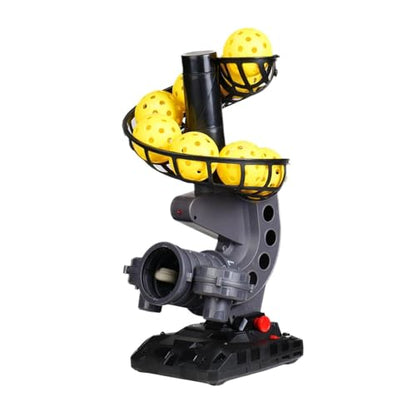 Portable Pickleball Machine for Solo Practice - 9 Ball Capacity, Tripod Compatible, Lightweight PP Construction