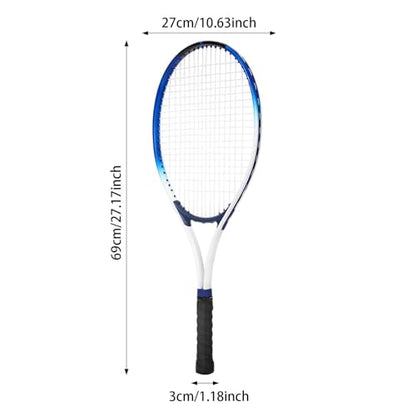 Menolana Tennis Racquet Tennis Racket Indoor Outdoor Shock Resistant Handle with Carrying Bag for Women Men Recreational Sports Beach