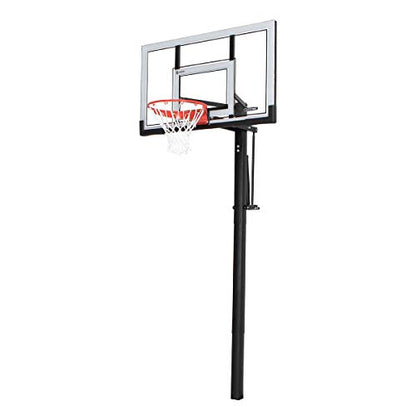 Lifetime Adjustable In-Ground Basketball Hoop, Power Lift Height Adjustment 7.5-10 Ft, 54-Inch Acrylic Backboard, Slam-It Pro Rim, Steel-Framed, All-Weather Net