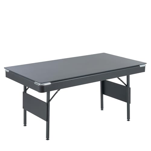 3 in 1 Pool Table Ping Pong Dining Table Combo,63.8 Foldable Billiard Tables/Table Tennis, Multi Game Table, with Billiard and Tennis Paddles Accessories