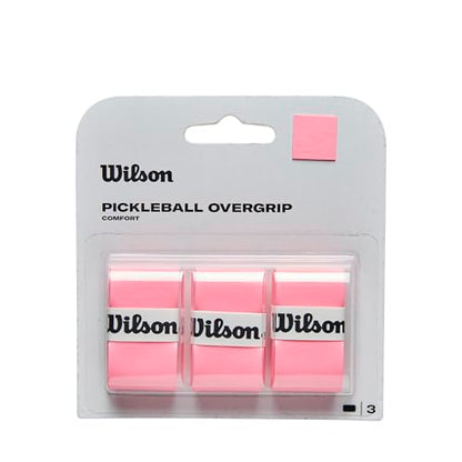 WILSON Pickleball Paddle Overgrips - 3 Pack - color: Pink