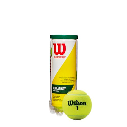 WILSON Championship Tennis Balls - size: Single Can (3 Balls), style: Regular Duty