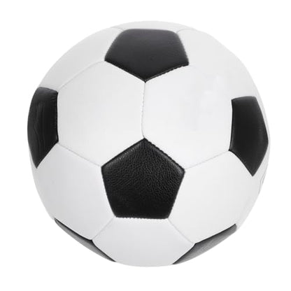 FUOYLOO Size 5 Training Soccer Ball Pu Machine Stitched Sturdy Outdoor Football for Boys Youth Practice and Match Use
