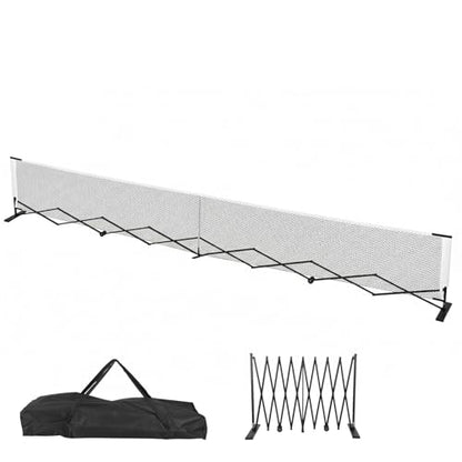 Lightweight Pickle Ball Net 22FT Pickleball Tennis Net with Steady Metal Frame Free Assembly & Carry Bag for Competitive and Recreational Play