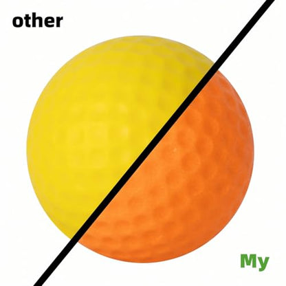 ZenNex 120 Pcs Foam Golf Practice Balls，Lifelike Touch, Durable Construction, Restricted Flight Distance, Ideal for Indoor and Outdoor Practice and Party Decoration.