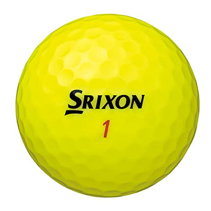 DUNLOP(ダンロップ ゴルフボール SRIXON DISTANCE9 2022年モデル 1ダース(12個入り) ホワイト/パッションイエロー