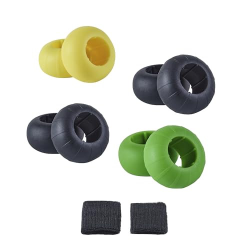 Bat Grip Choke Up Rings,Premium Choke Up Rings, Pressure Baseball Rings,Including: 8 Pack Choke up Rings, 2 Wrist Protectors - color: Motley colour