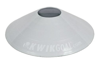 Kwik Goal Small Disc Cone, Pack of 25 - color: White