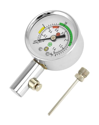QWORK Ball Pressure Gauge, Professional Accurate Air Pressure Measurement for Various Sports Balls