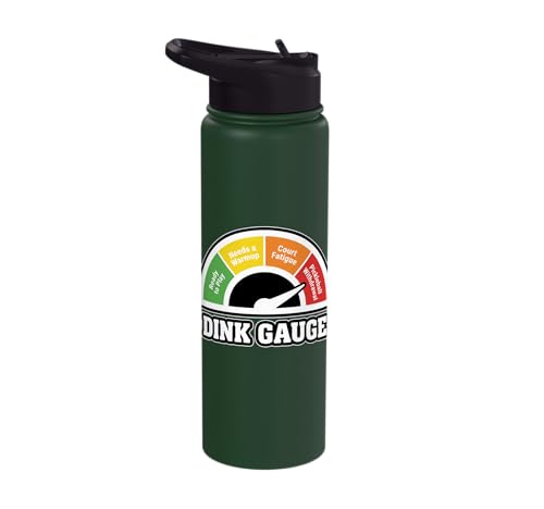 Stainless Steel Insulated Water Bottle - color: Dark Green