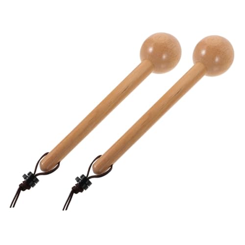Holibanna 2Pcs Portable Wooden Baseball Glove Mallet Softball Glove Break Tool with Extended Handle for Easy Use for Shaping Loosening Finger