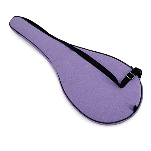 Single Tennis Racket Cover Lightweight Padded Tennis Racquet Bag - color: Purple, size: Large