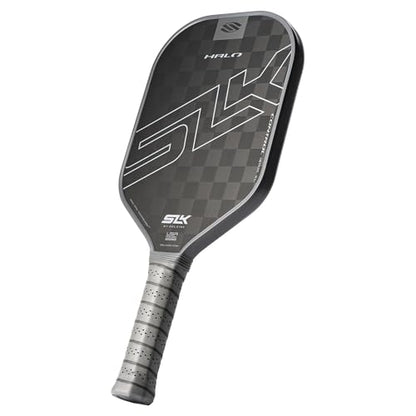 Selkirk Sport SLK Halo Raw Carbon Fiber Pickleball Paddle | Power, Pro and Control Pickleball Paddles | T700, 18K Ultraweave, Aramid Fiber LinkWeave | Designed & Controlled in USA - color: Control | Gray | 2025, size: XL (Elongated Shape)