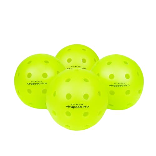 Holbrook Outdoor Pickleball Balls, Accessories, Soft Plastic Outdoor Balls, Professional Pickleball Gear - size: 4 Pack
