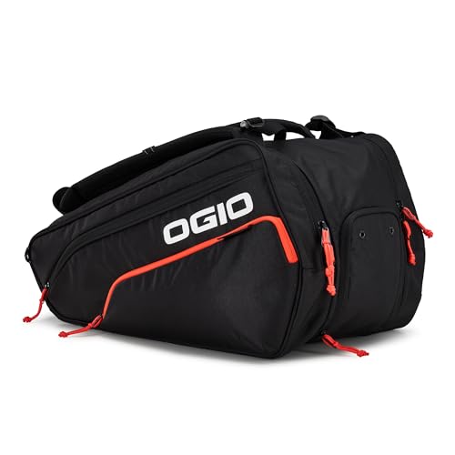 OGIO Pickleball Collection - color: Black/Red, style: Duffel