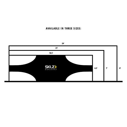 SKLZ Goalshot Soccer Goal Target Training Aide for Scoring and Finishing - style: 24’x8’