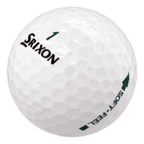 LostGolfBalls - Srixon Soft Feel Golf Balls in Near Mint Condition, AAAA Quality, Recycled Used Golf Balls, Best Value Golf Balls, White