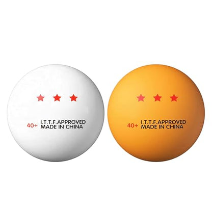 10 Pcs Professional Pingpong Ball 3 Star Table Tennis Outdoor and Indoor for Training, Competition Professional Training Equipment
