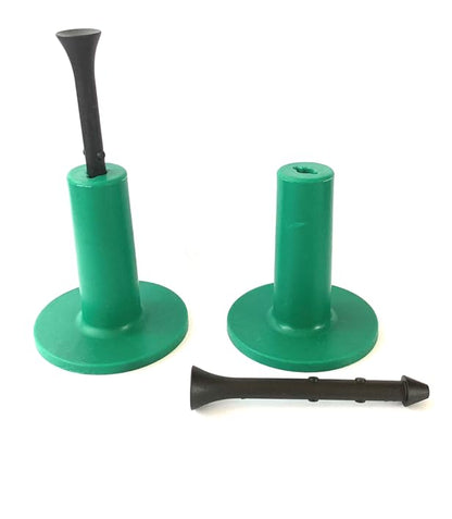 DuraSpike 2 Sets Golf Durable Adjustable Tees, Works with Fiberbuilt Driving Range Mats