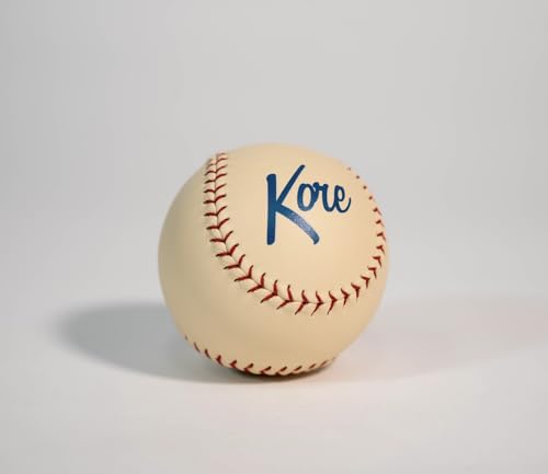 Kore Soft Softball – Hand-Stitched Real Feel Foam Softballs | Safe Indoor & Outdoor Practice Ball for Backyard Play - size: Pack Of 1